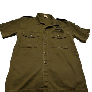 Freebase vintage military  style shirt